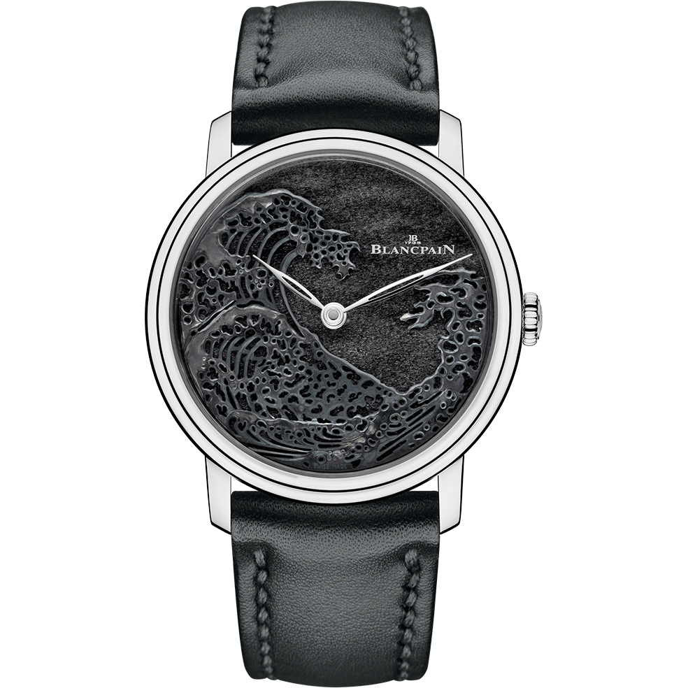Blancpain 6612-3433-63AB : Villeret 8 Jours Manuelle Platinum / Unique Piece / Wave