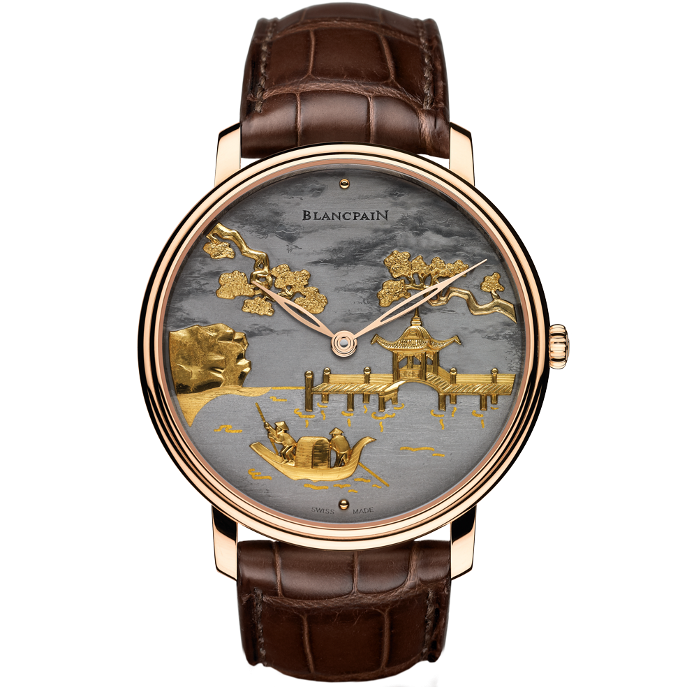 Blancpain 6615-3612-55B : Villeret Manuelle Piece Unique Shakudō Rowing
