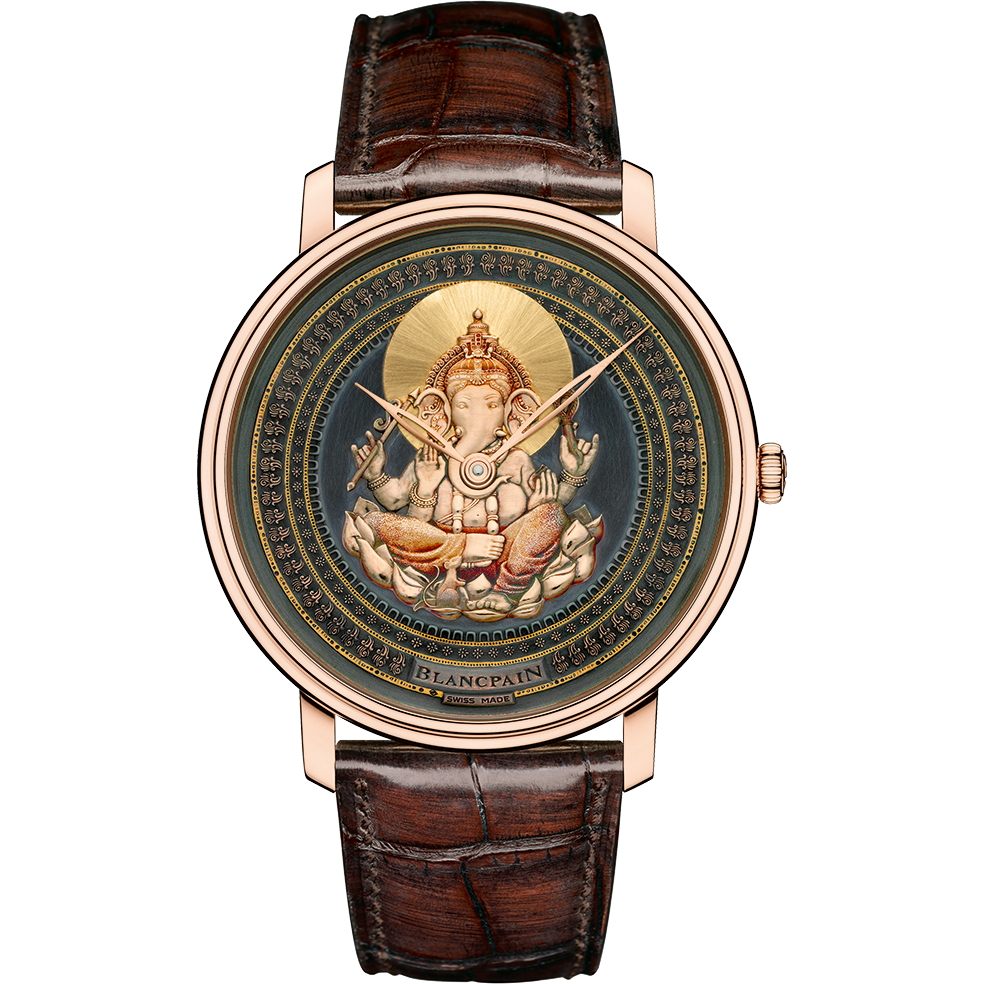 Blancpain 6615-3616-55B - 4 : Villeret Manuelle Piece Unique Shakudō Ganesh