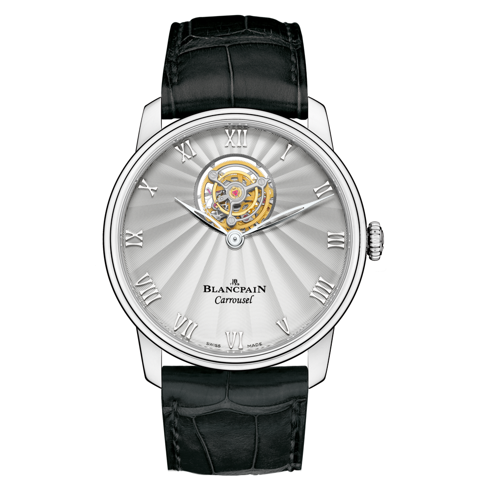 Blancpain 66228-3442-55B : Villeret Carrousel Volant Une Minute Platinum