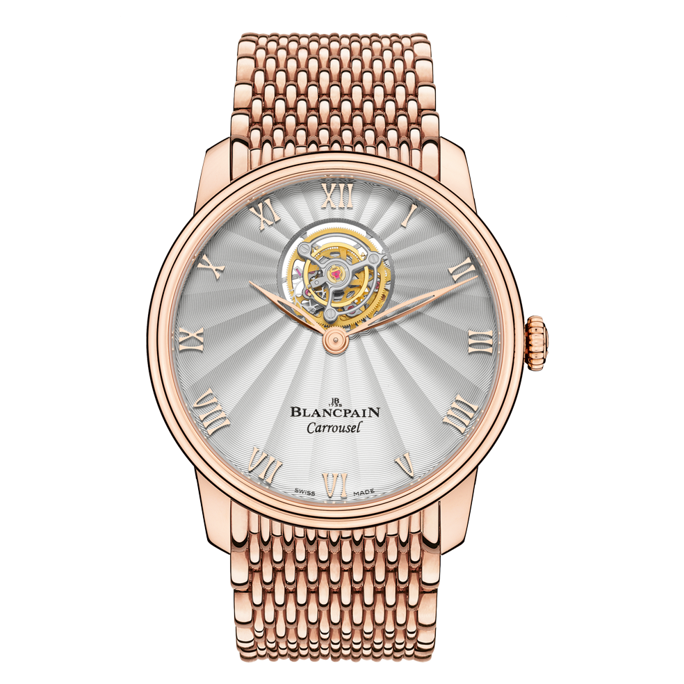 Blancpain 66228-3642-MMB : Villeret Carrousel Volant Une Minute Red Gold / Bracelet