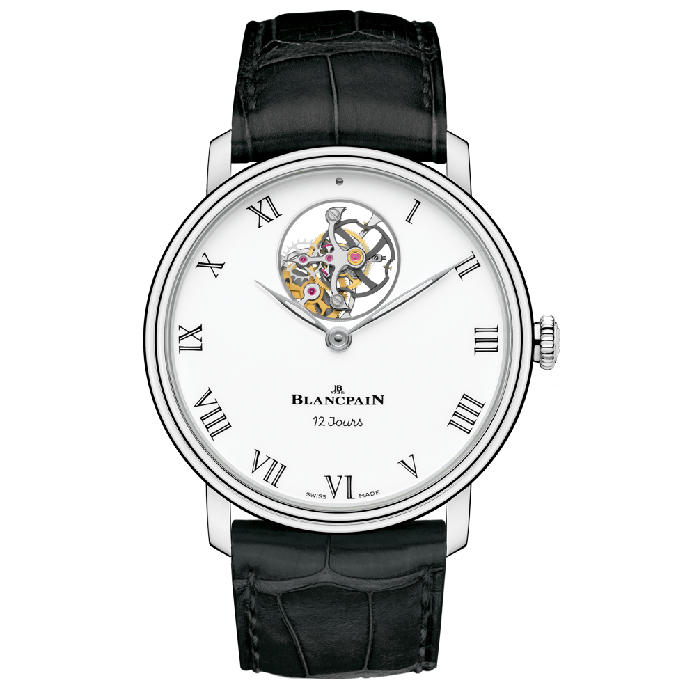 Blancpain 66240-3431-55B : Villeret Tourbillon Volant Une Minute 12 Jours Platinum