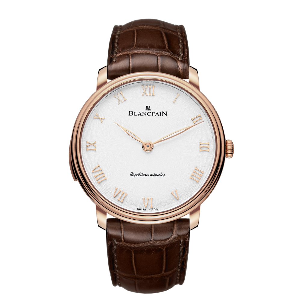 Blancpain 6635-3642-55B : Villeret Répétition Minutes Automatique Red Gold