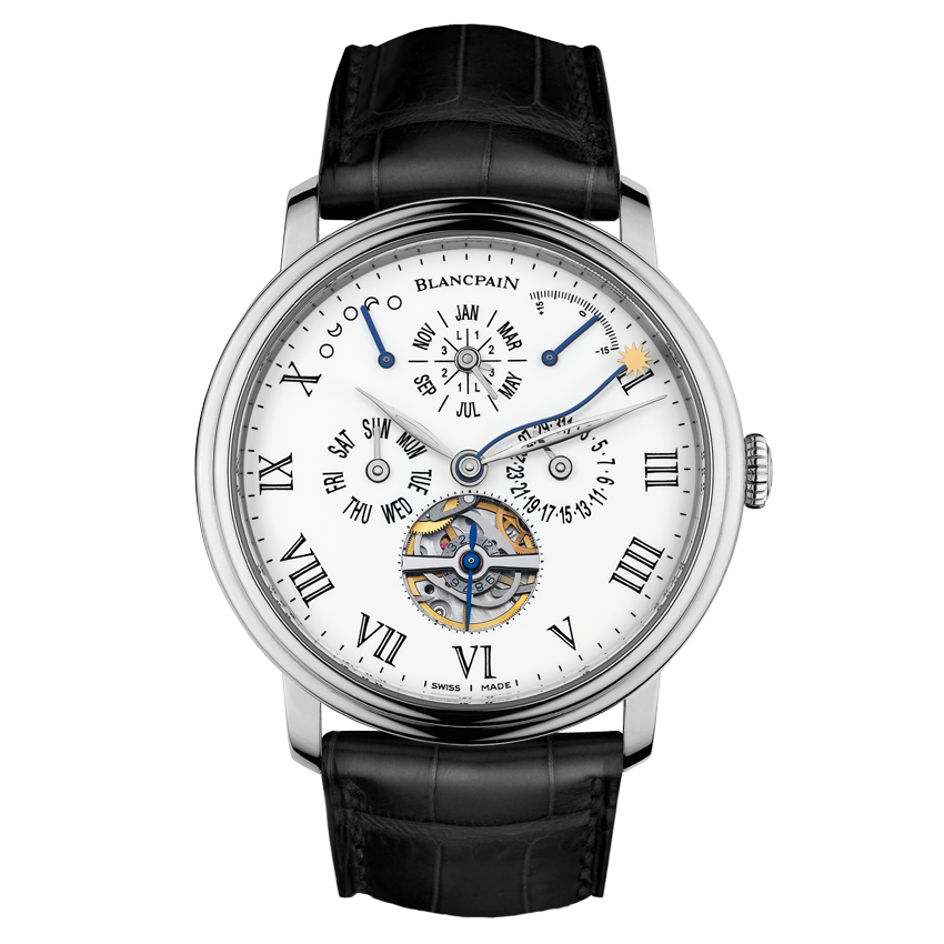 Blancpain 6638-3431-55B : Villeret Équation du Temps Marchante Platinum