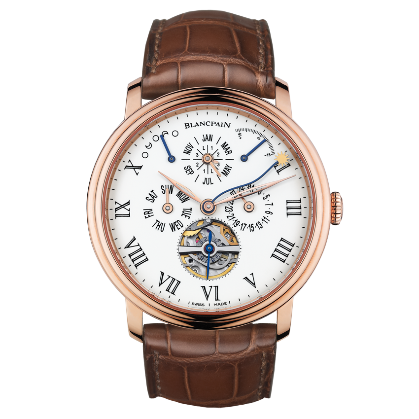 Blancpain 6638-3631-55B : Villeret Équation du Temps Marchante Red Gold