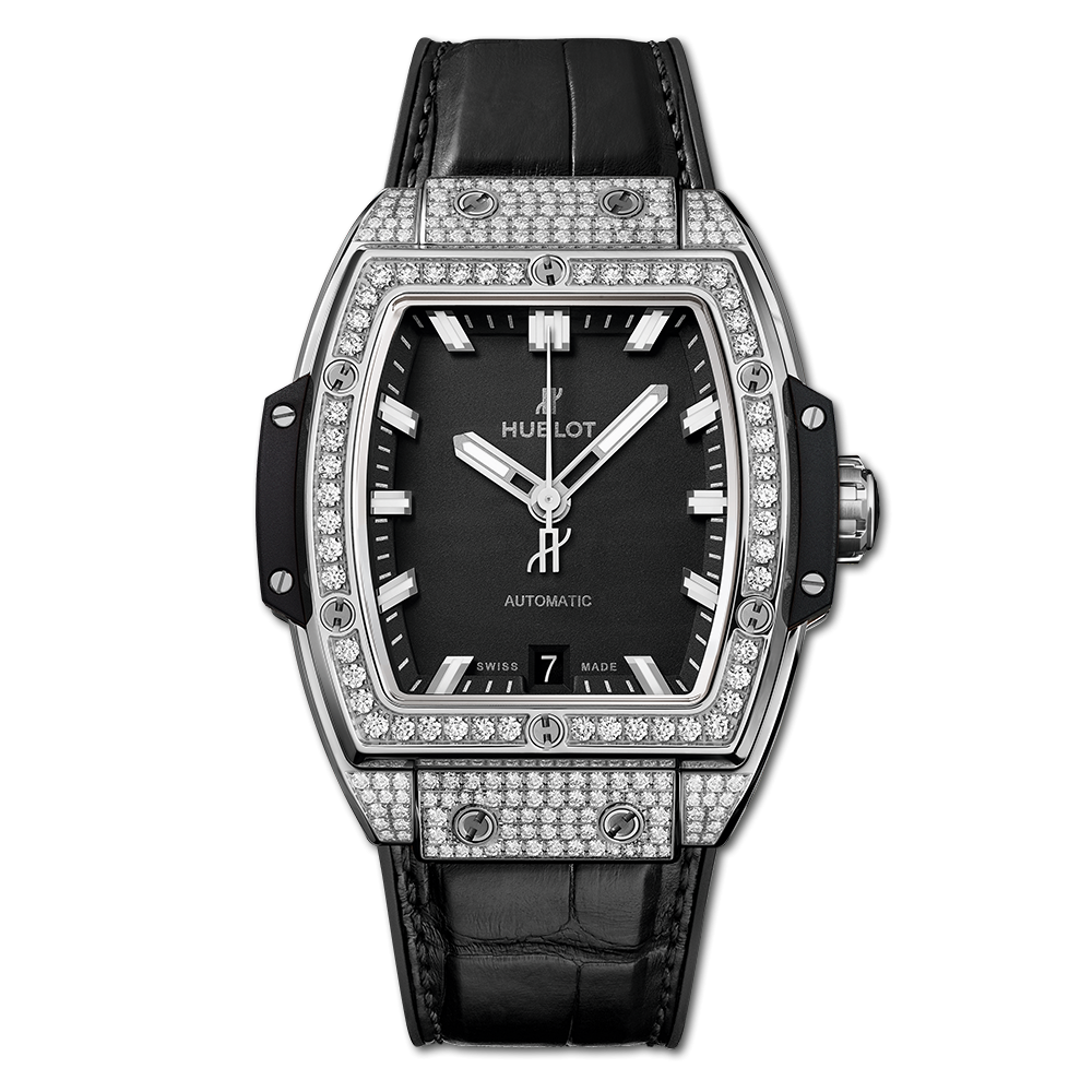 Hublot 665.NX.1170.LR.1604 : Spirit of Big Bang 39 Titanium / Pavé