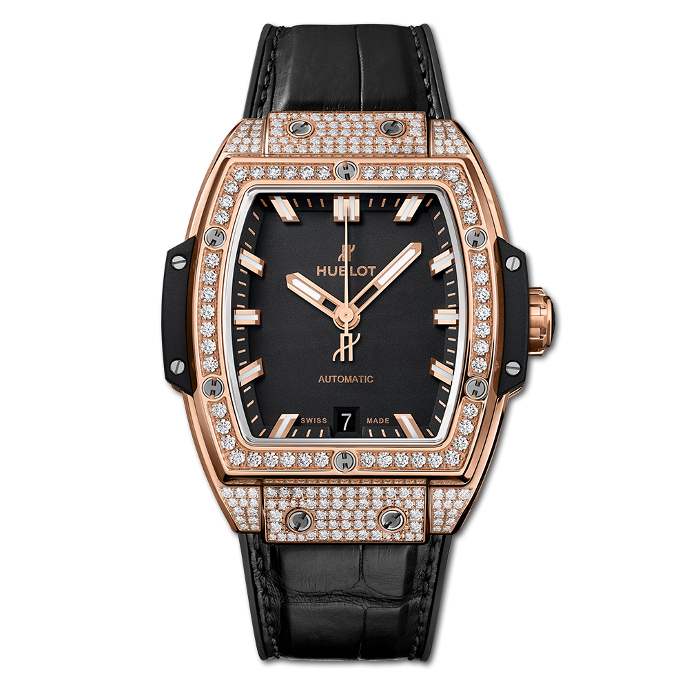 Hublot 665.OX.1180.LR.1604 : Spirit of Big Bang 39 King Gold / Pavé