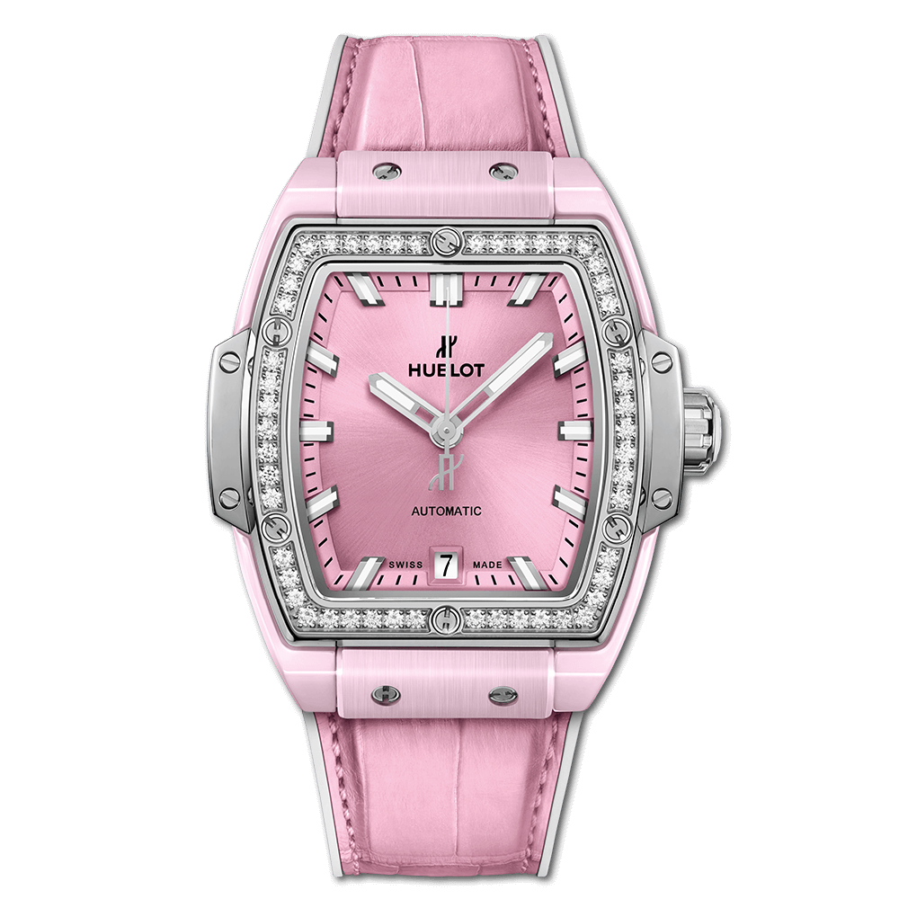 Hublot 665.RN.891P.LR.1204 : Spirit of Big Bang 39 Pink Ceramic / Titanium / Diamonds