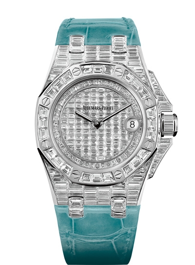 Audemars Piguet 67543BC.ZZ.D314CR.01 : Royal Oak OffShore 67543 Lady Quartz Emerald Hour