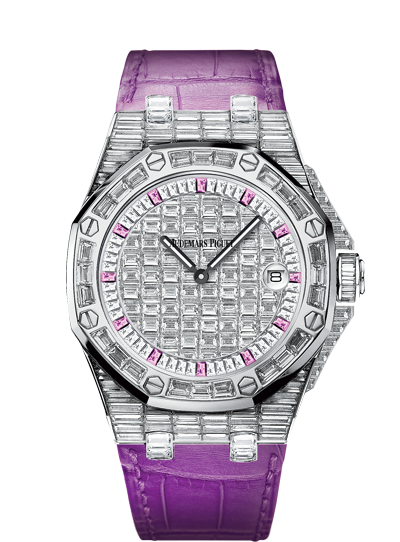 Audemars Piguet 67543BC.ZZ.D606CR.01 : Royal Oak OffShore 67543 Lady Quartz Sapphire Hour