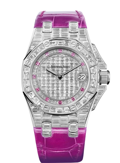 Audemars Piguet 67543BC.ZZ.DXXXCR.01 : Royal Oak OffShore 67543 Lady Quartz Sapphire Hour