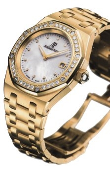 Audemars Piguet 67601BA.ZZ.1210BA.02 : Royal Oak 67601 Quartz Yellow Gold / MOP