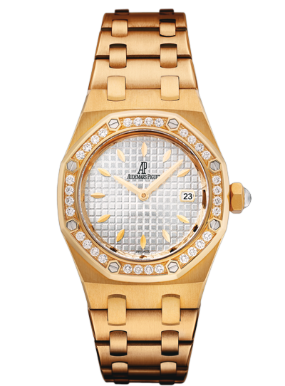 Audemars Piguet 67601BA.ZZ.1230BA.01 : Royal Oak 67601 Quartz Yellow Gold / Silver