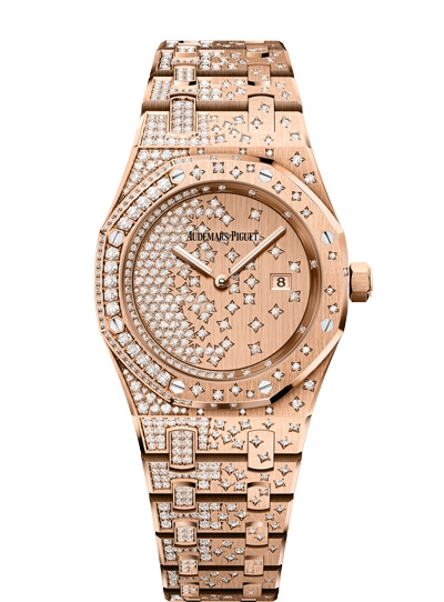 Audemars Piguet 67654OR.ZZ.1264OR.01 : Royal Oak Quartz Pink Gold / Cascade / Bracelet