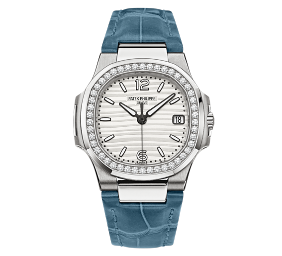 Patek Philippe 7010G-011 : Nautilus 7010 White Gold / Silvery White / Strap