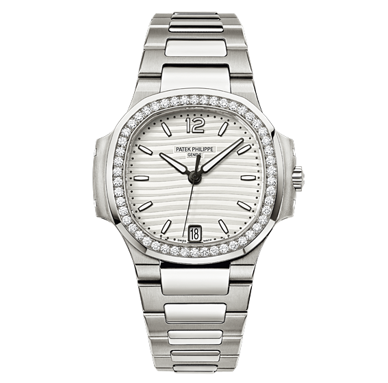 Patek Philippe 7018/1A-001 : Nautilus 7018 'Silvery White' Stainless Steel / White