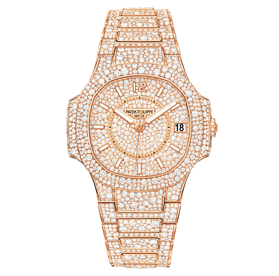 Patek Philippe 7021/1R-001 : Nautilus 7021 Rose Gold / Diamond