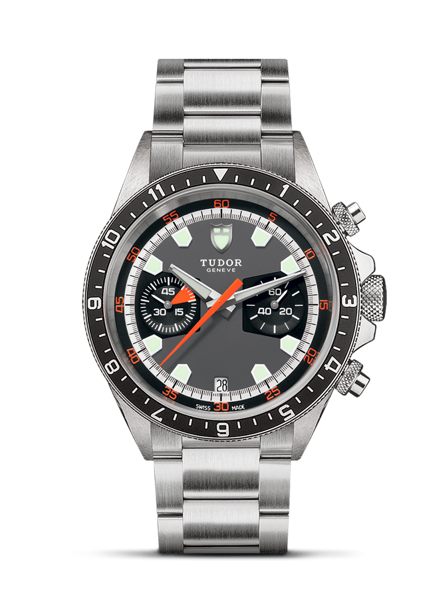 Tudor 70330N-0006 : Heritage Chrono Grey / Bracelet