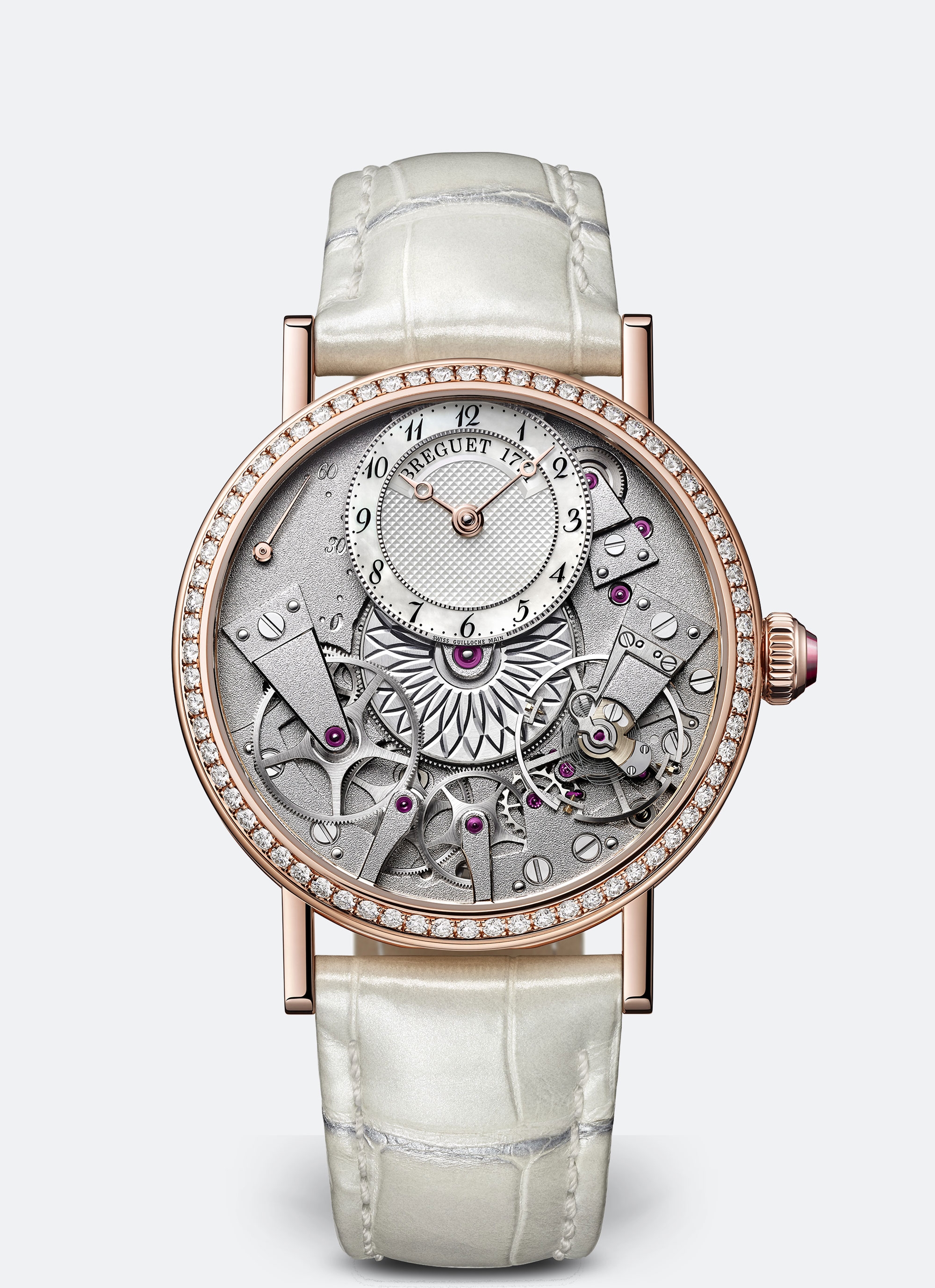 Breguet 7038BR/18/9V6/D00D : Tradition Dame 7038 Automatique Rose Gold / Diamond /  MOP