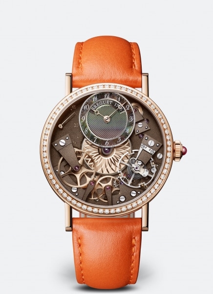 Breguet 7038BR/CT/3V6/D00D : Tradition Dame 7038 Automatique Rose Gold - Diamond /  Black MOP
