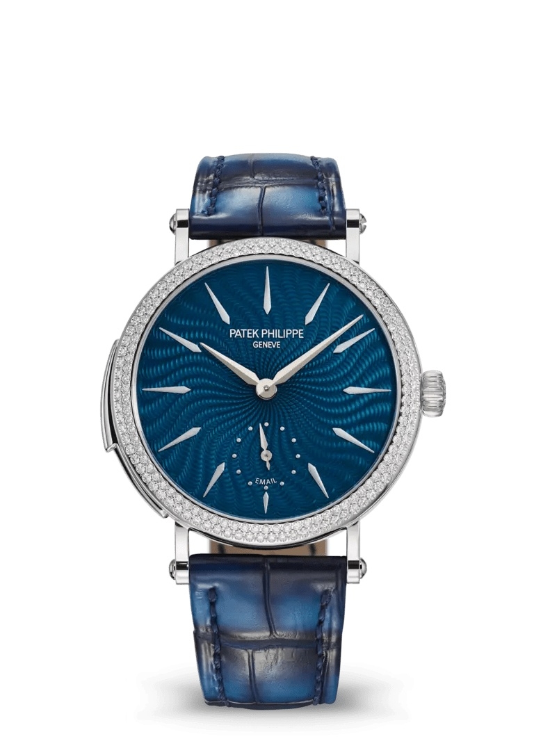 Patek Philippe 7040/250G-001 : Ladies Minute Repeater White Gold / Diamond / Blue