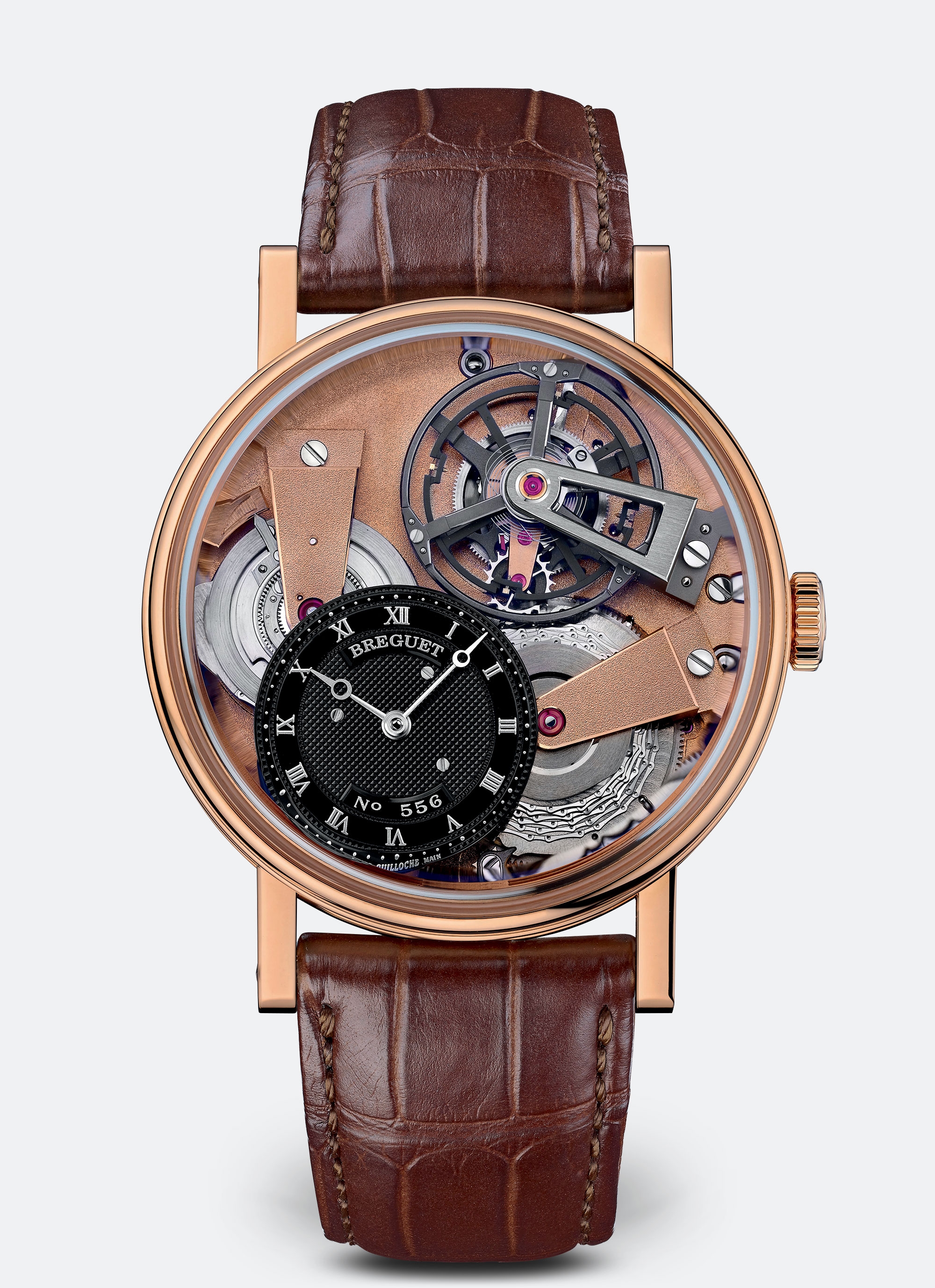 Breguet 7047BR/R9/9ZU : Tradition 7047 Fusée Tourbillon Rose Gold / Black