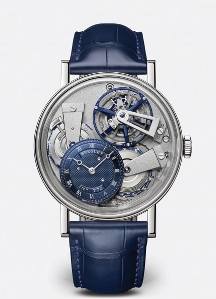Breguet 7047PT/1Y/9ZU : Tradition 7047 Fusée Tourbillon Platinum / Blue