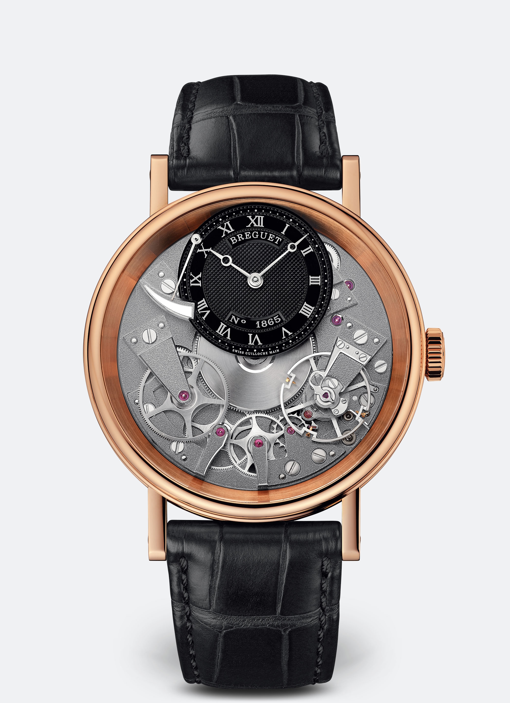 Breguet 7057BR/G9/9W6 : Tradition 7057 Rose Gold / Black