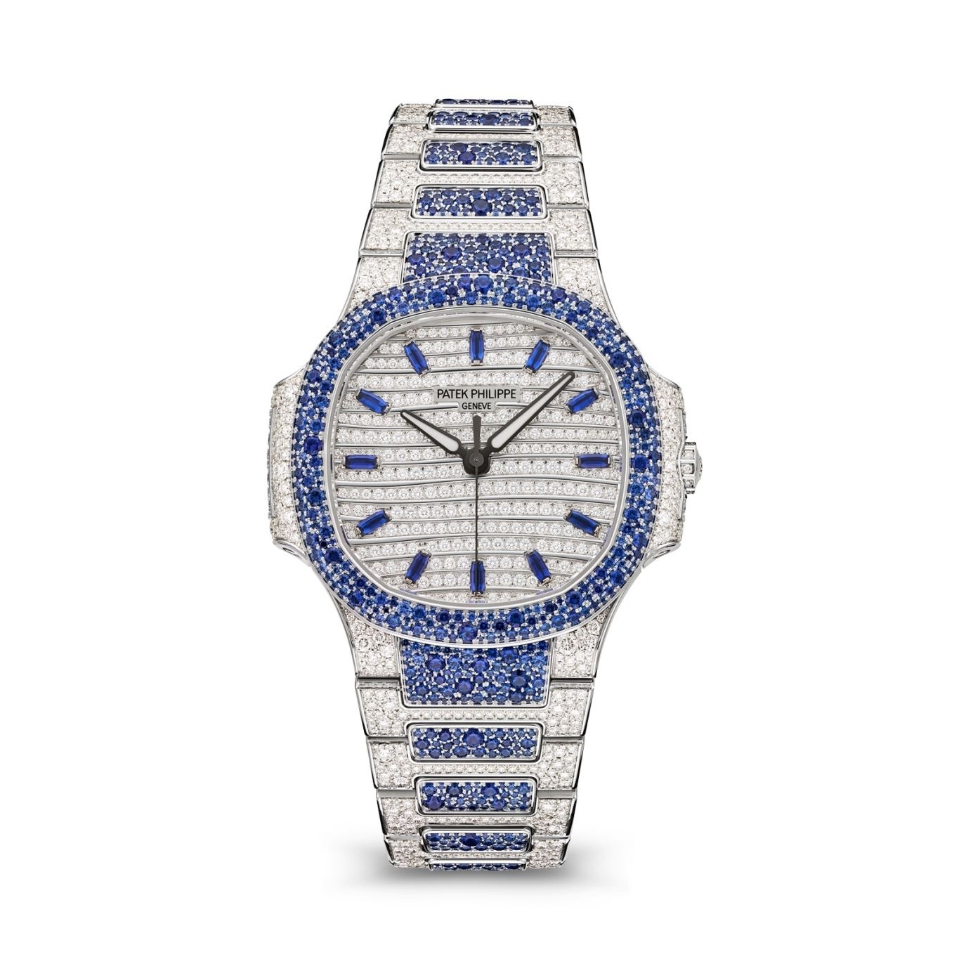 Patek Philippe 7118/1451G-001 : Nautilus 7118 Haute Joaillerie White Gold - Sapphire
