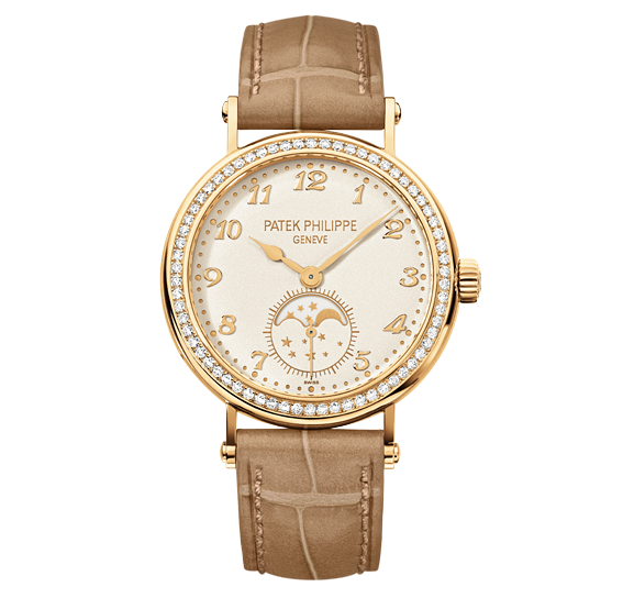 Patek Philippe 7121J-001 : Moonphase 7121 Yellow Gold / Cream