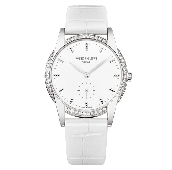 Patek Philippe 7122/200G-001 : Calatrava 7122 White Gold / White