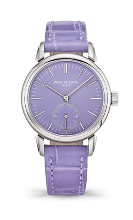 Patek Philippe 7127G-010 : Calatrava 7127 White Gold / Lilac / Tokyo 2023