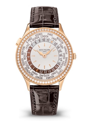 Patek Philippe 7130R-011 : World Time 7130 Rose Gold / Ivory