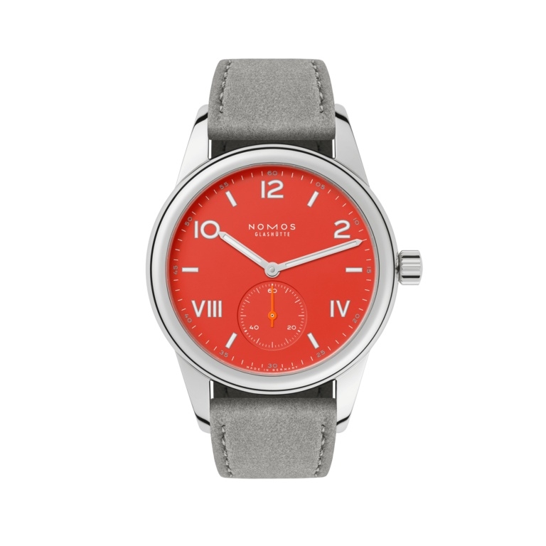 Nomos Glashütte 716.GB : Club Campus 36 Nonstop Red / Open Case Back