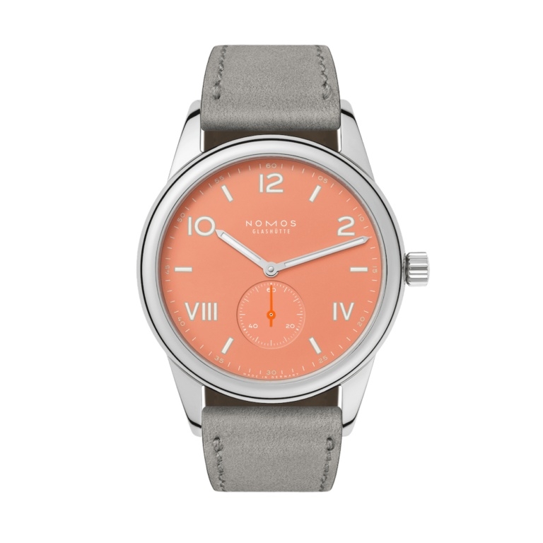 Nomos Glashütte 725.GB : Club Campus 38 Cream Coral / Open Case Back