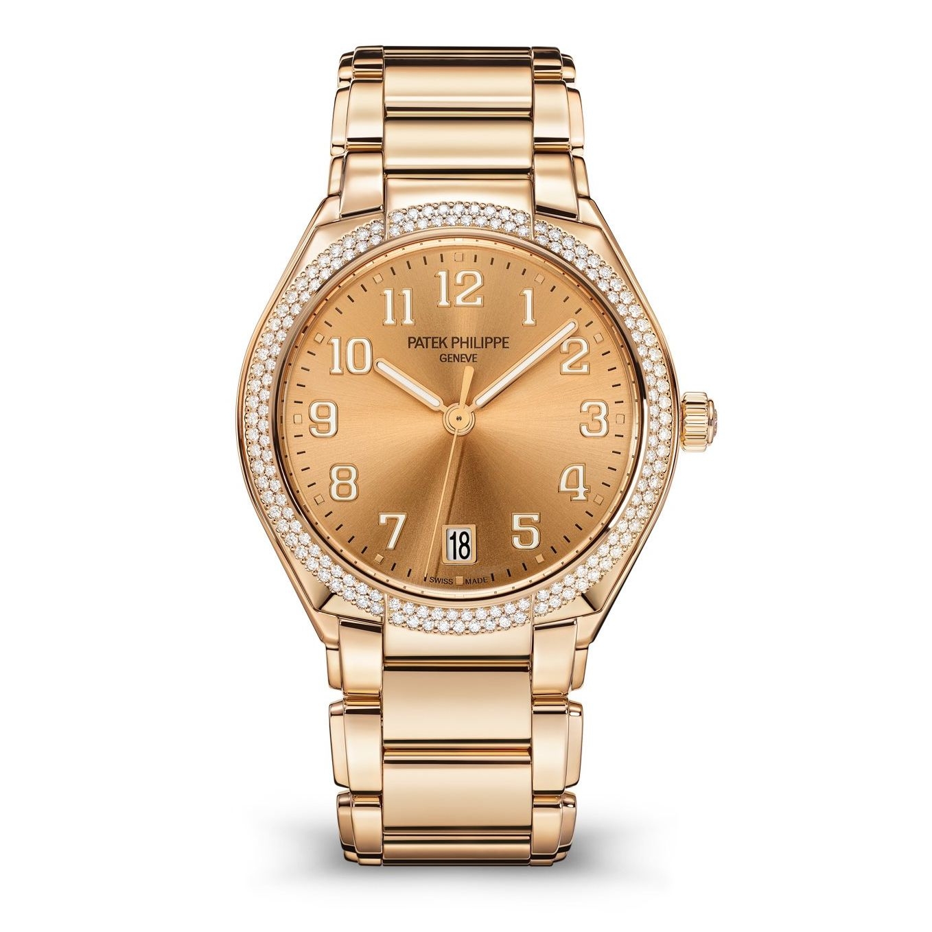 Patek Philippe 7300/1200R-011 : Twenty-4 Automatic Rose Gold / Diamond / Rose