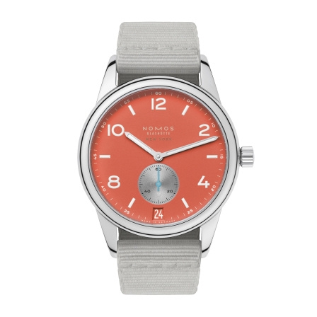 Nomos Glashütte 733.S6 : Club Date 38 Limited Edition for Hodinkee / Terracotta