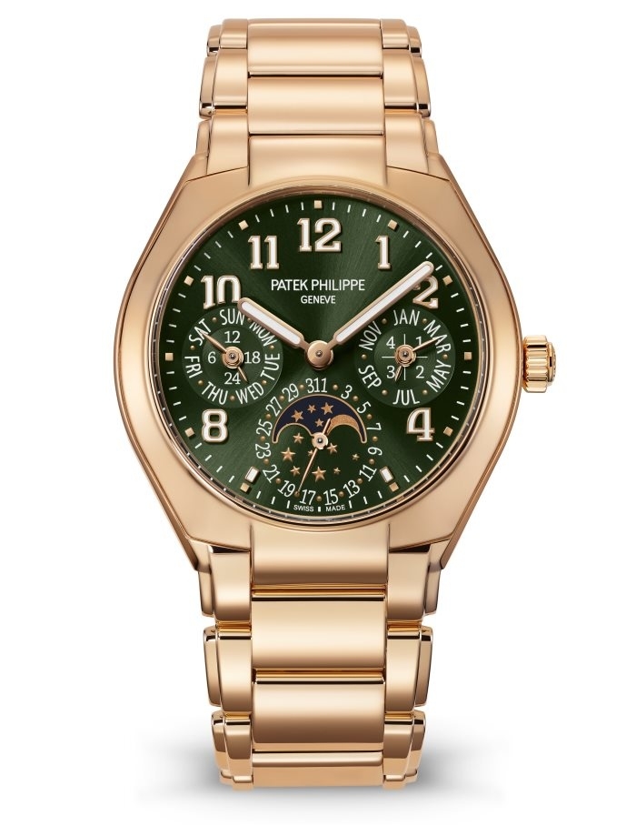 Patek Philippe 7340/1R-010 : Twenty-4 Perpetual Calendar Rose Gold / Green