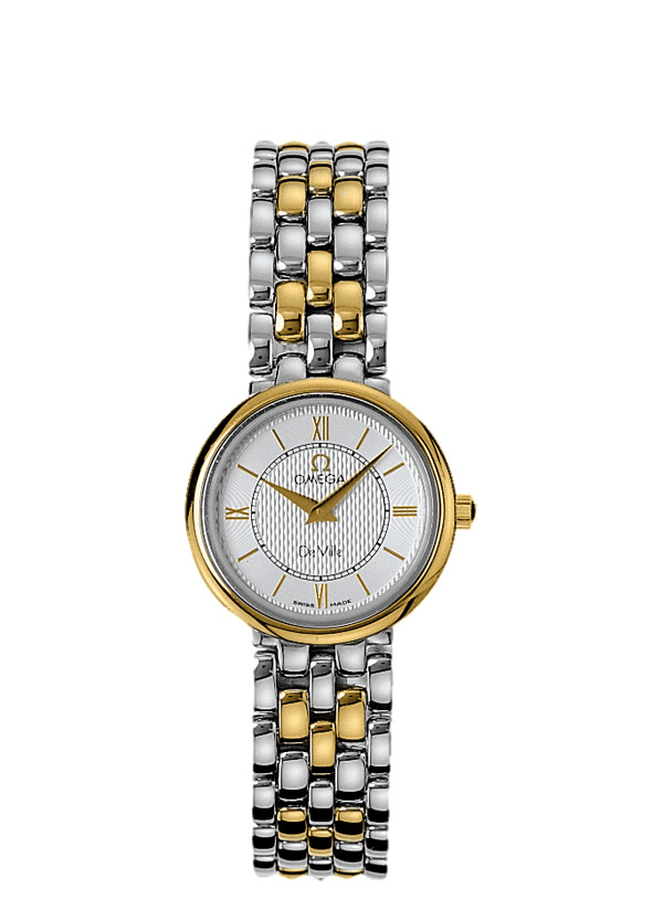 Omega 7374.31.00 : De Ville Classic Quartz 33 Stainless Steel / Yellow Gold / Silver / Bracelet