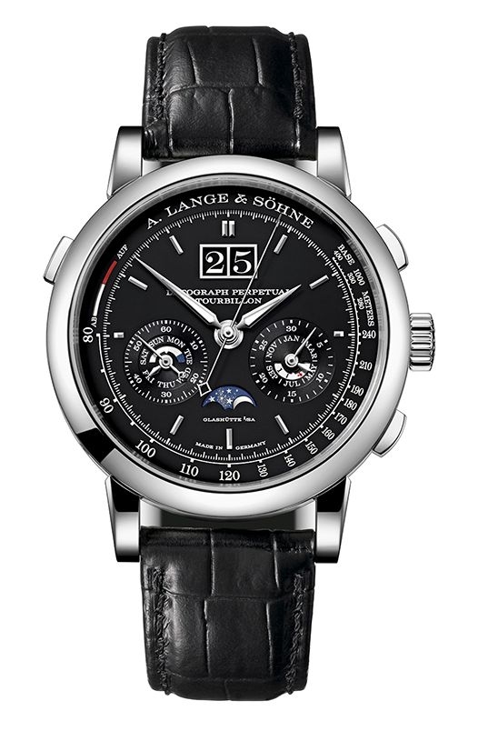 A. Lange & Söhne 740.036 : Datograph Perpetual Tourbillon Platinum / Black