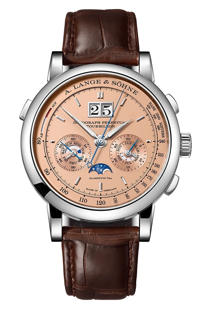 A. Lange & Söhne 740.056 : Datograph Perpetual Tourbillon White Gold / Pink