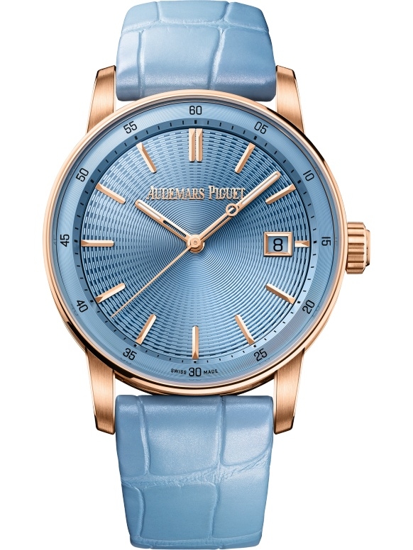 Audemars Piguet 7410OR.OO.A344CR.01 : CODE 11.59 Automatic 38 Pink Gold / Light Blue