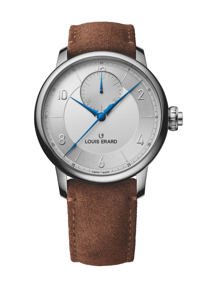 Louis Erard 74239AA01.BVA31 : Excellence Chrono Monopoussoir Stainless Steel / Silver
