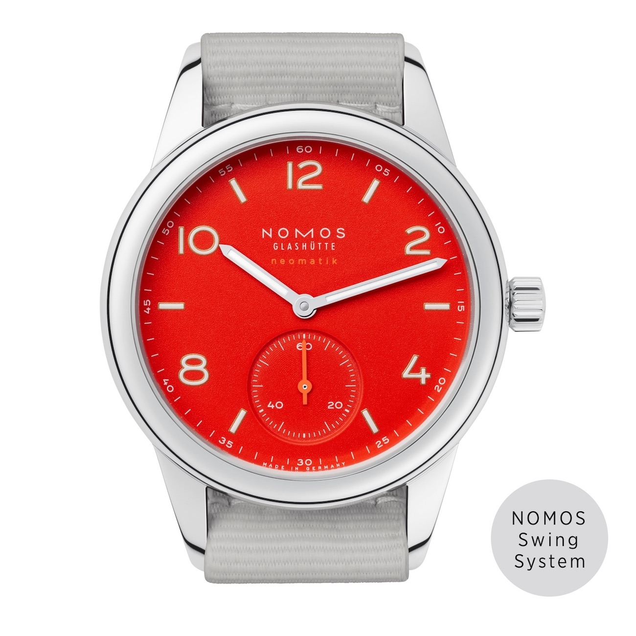 Nomos Glashütte 743 : Club Neomatik 37 Signal Red