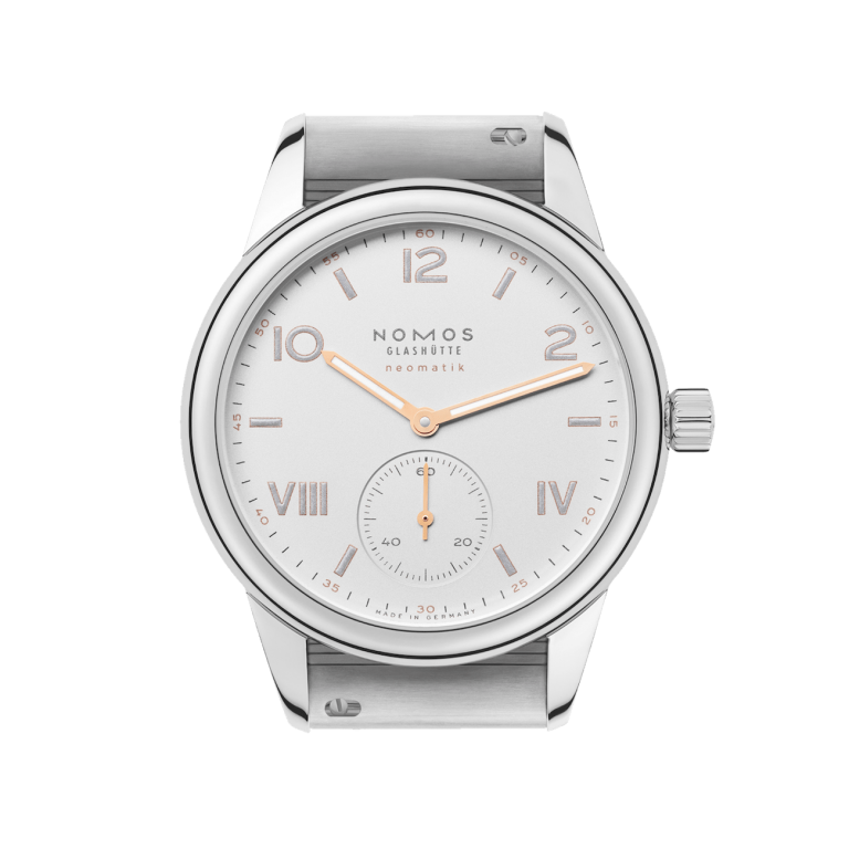 Nomos Glashütte 749 : Club Campus Neomatik 37 Silver / Bracelet / See-Through