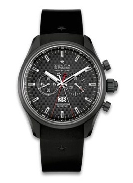 Zenith 75.2050.4026/21.R530 : El Primero Rattrapante PVD / Carbon