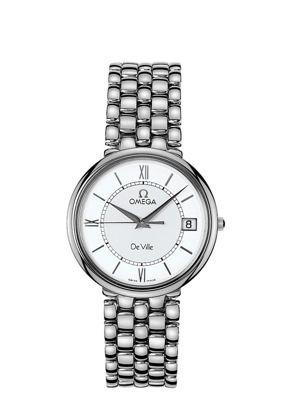 Omega 7514.21.00 : De Ville Classic Quartz 33 Stainless Steel / Silver / Bracelet