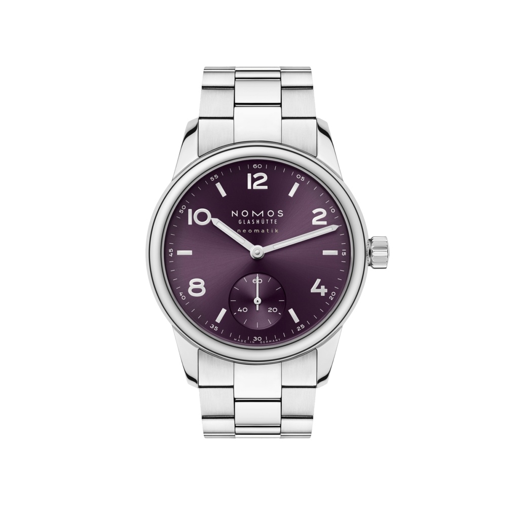 Nomos Glashütte 757 : Club Sport Neomatik 34 Purple / Open Case Back