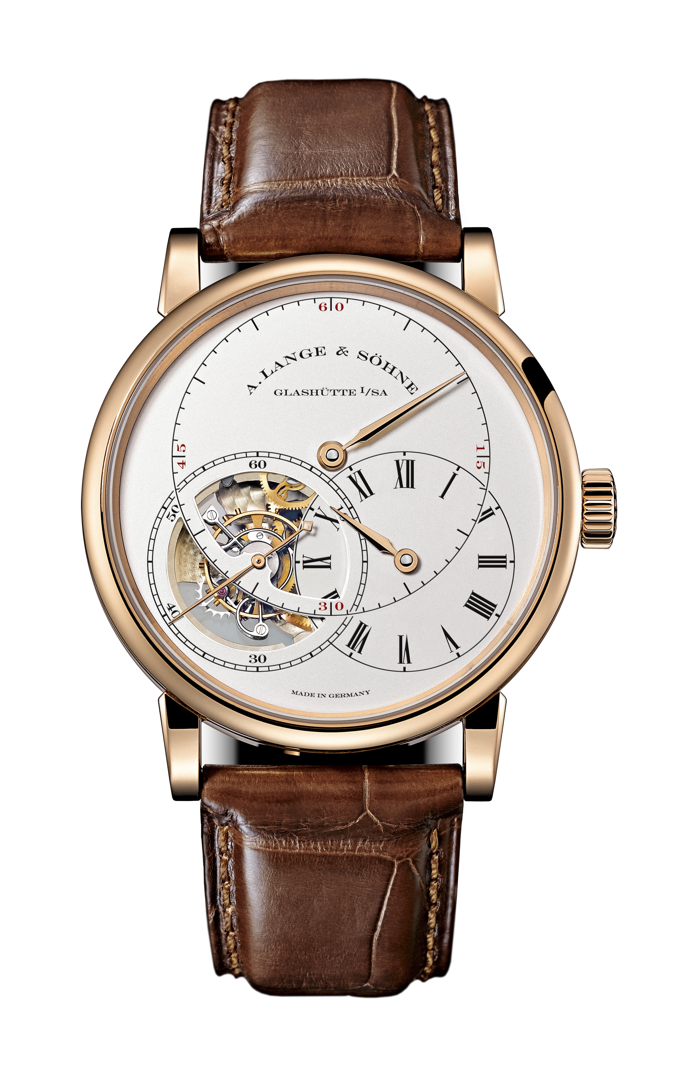 A. Lange & Söhne 760.032 : Richard Lange Tourbillon Pour le Mérite Pink Gold / Silver