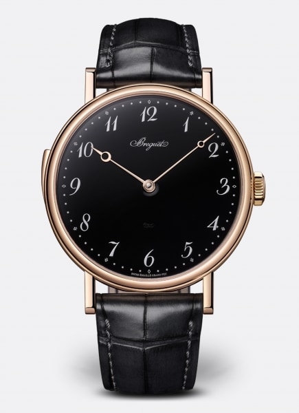 Breguet 7637BR/2N/9ZU : Classique Minute Repeater 7637 Rose Gold / Black Enamel